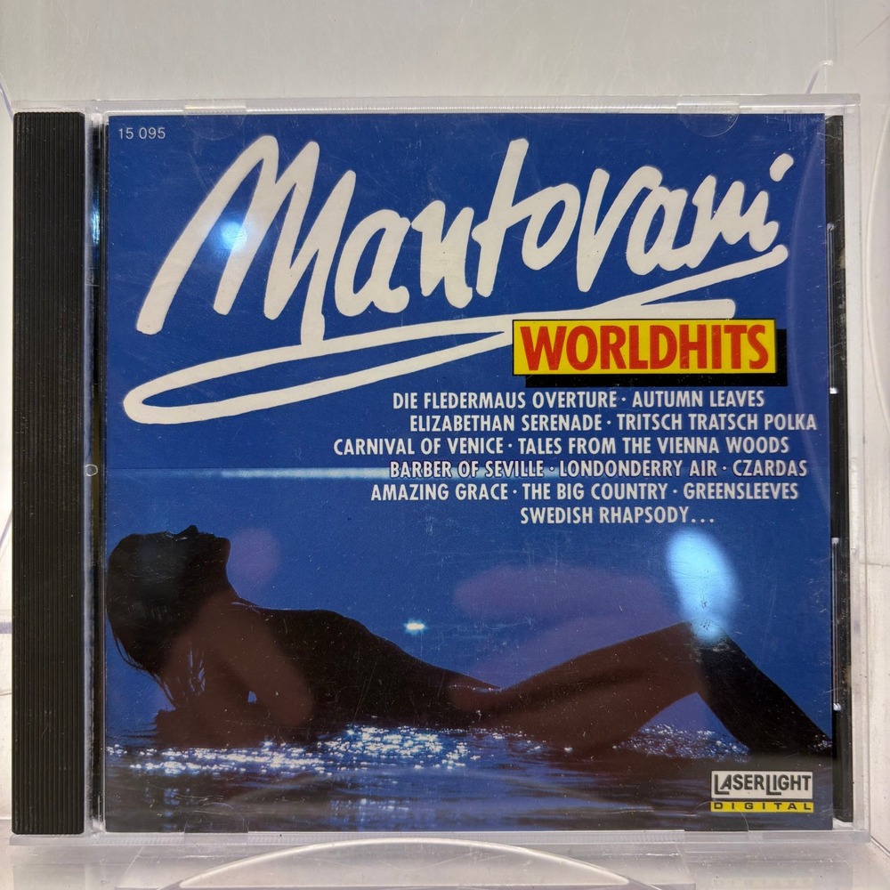 Mantovani World Hits CD LaserLight Digital 15 095 Orchestral Easy Listening‎